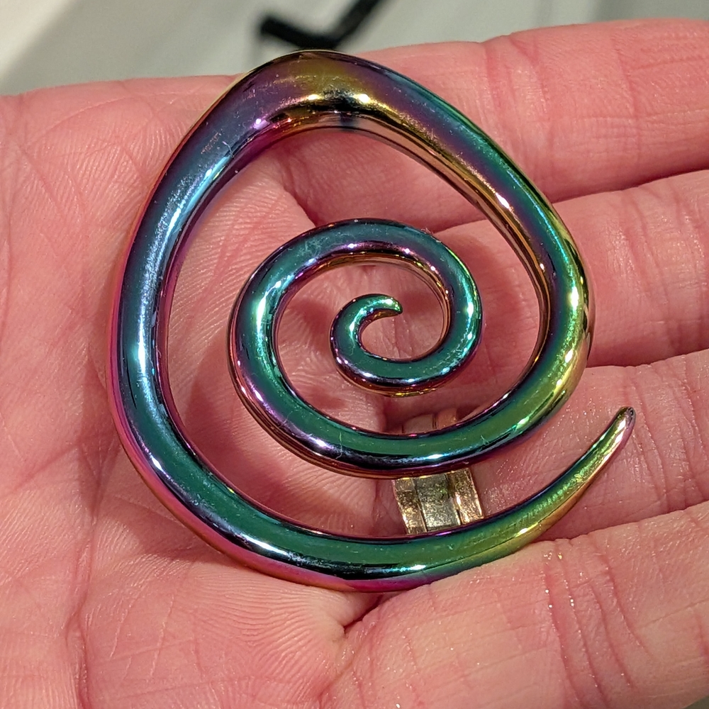 Colorful Spiral Hair Clip